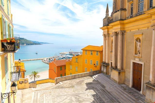 Rue Longue Vista Mare Menton